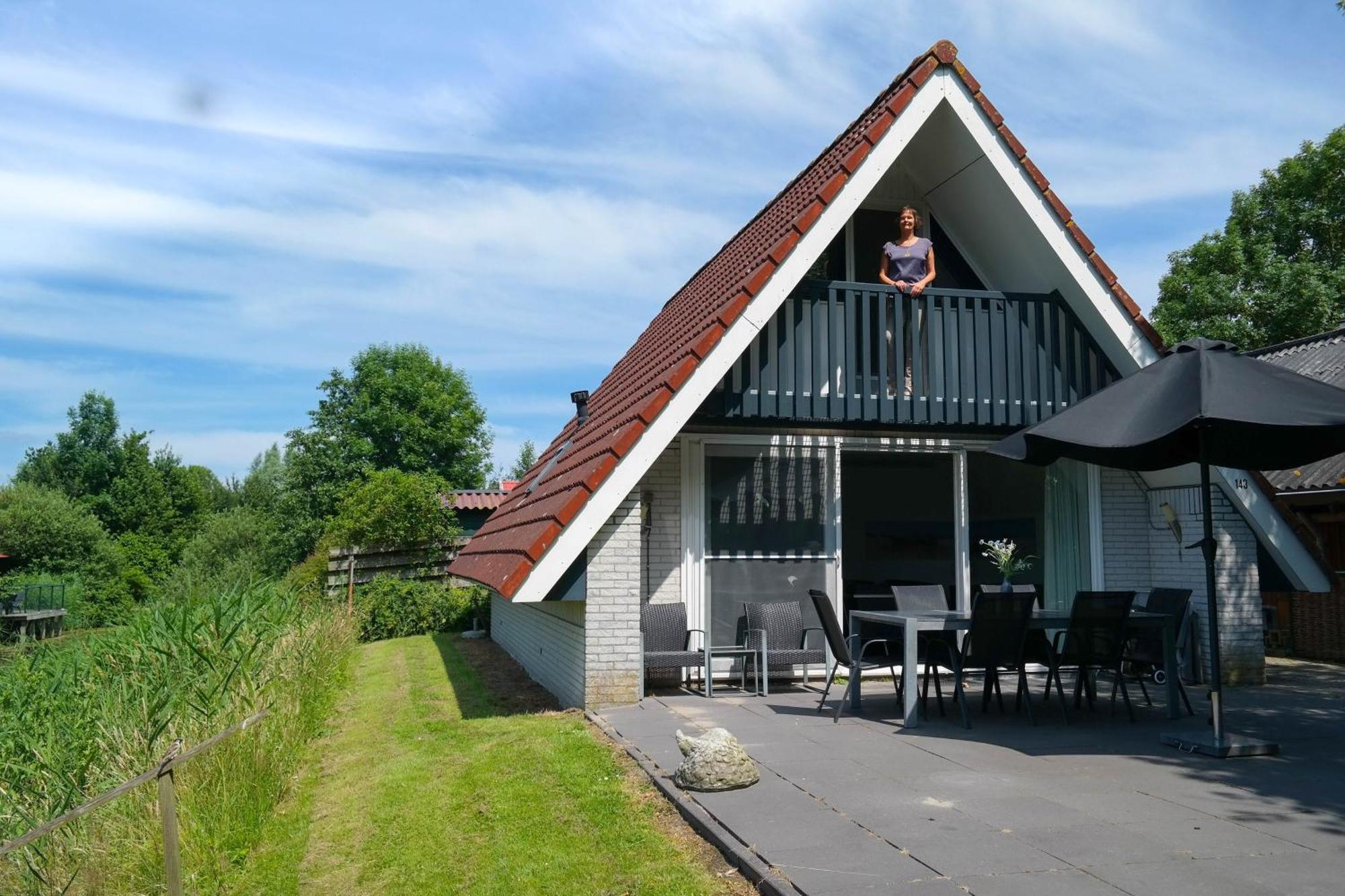 Sonnenhaus 6 Pers House With Sunny Terrace At A Typical Dutch Canal & By Lauwersmeer Lake. Anjum Εξωτερικό φωτογραφία